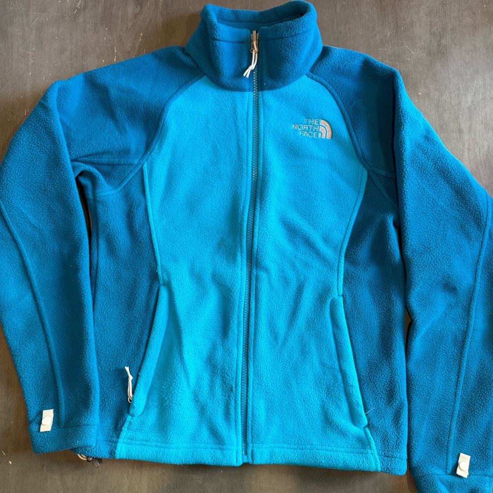 The North Face Women's Turquoise Zip Fleece Jacket